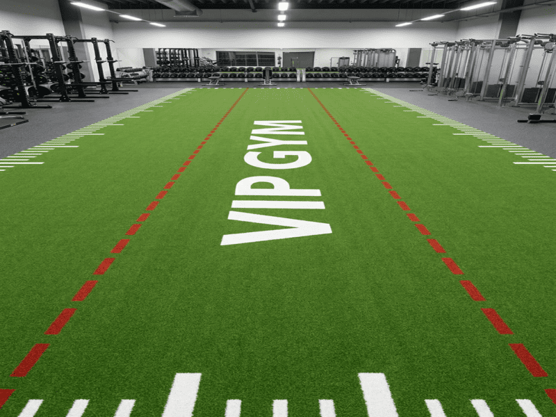 quality inspection of flat gym turf